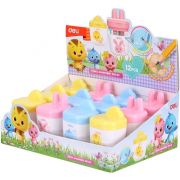 Точилка контейнер DELI 1отв. ER01300 ассорти Милота