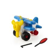 Конструктор «Самолет Джет» (23 дет., отвертка, шестигранник) 17,5 см (в сетке)