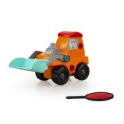 Конструктор «Трактор Кузя» (19 дет., отвертка) 22 см (в сетке)