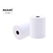 Чековая лента термочувствительная, размер 80 мм х 60 м х 18 мм, плотность 50 г/м2