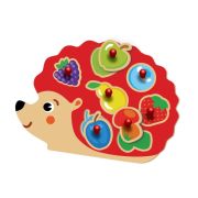 393408 Игрушка деревянная ежик в пленке Буратино