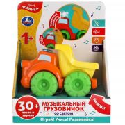 315174 Музыкальный грузовичок 30 песен,звуков.подвижные элементы.свет.кор.бат. Умка