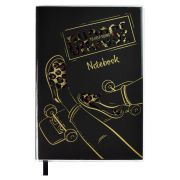 Записная книжка, А5, 80 л., арт. 63477/ 15 СЛИПОНЫ (кожзам: 146х211 мм, мягкий переплёт, материал обложки: дизайнерский картон, ПВХ, способ крепления блока: вставной блок, ниткошвейный, декор: тиснение фольгой, фигурная вырубка + глиттерная подложка