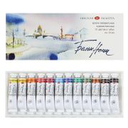 Акварель Белые ночи, художественная, 12цв., в тубах, пластиковый коррекс, картон