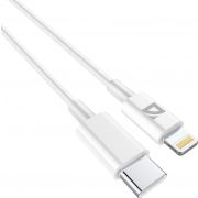 USB кабель DEFENDER F182 TypeC-Lightning 2м, 20Вт, PD, TPE,белый, пакет