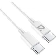 USB кабель DEFENDER F182 TypeC-TypeC 2м, 60 Вт,PD,TPE,белый, пакет