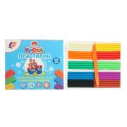 Пластилин « Луч » Кроха 10цв плавающий, со стеком, картонная упаковка