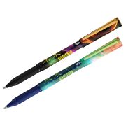 Ручка шариковая Berlingo «Futureal» синяя, 0,7мм, грип, рисунок на корпусе, soft-touch, ассорти