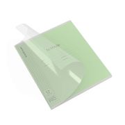 Тетрадь школьная ученическая с пластиковой обложкой на скобе ErichKrause Классика CoverPrо fizzy, зеленая, А5+, 12 листов, клетка