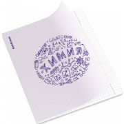 Тетрадь общая ученическая с пластиковой обложкой на скобе ErichKrause Chaos, Химия, 48 листов, клетка