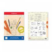 Бумага масштабно-координатная в папке ErichKrause, А3, 20 листов