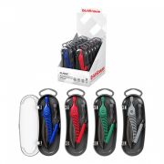 Готовальня ErichKrause Classic, (пластиковый циркуль и сменные грифели), пенал, ассорти (в коробке-дисплее по 12 шт)