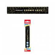 Линейка пластиковая ErichKrause Magic Sky, 15см, во флоупаке (origami)