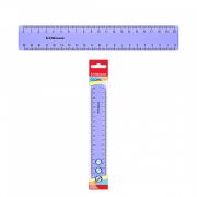 Линейка пластиковая ErichKrause Pastel, 20см, фиолетовый (в пакете по 20 шт)