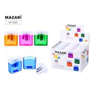 Точилка пластиковая ARCO, 2 отверстия для заточки, 4 цвета, с контейнером для стружки, картонная коробка