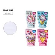 Блокнот на евроспирали ЕДИНОРОГ 3D 9х14 см, 70 листов, линованный внутренний блок, плотность бумаги 70 г/м2, картонная обложка с эффектом 3D, 4 дизайна в ассортименте, ОПП-упаковка