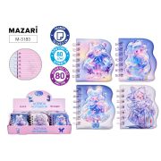 Блокнот НЕО ДЕВОЧКИ 10.5 х 9.2 см, 80 л., линованный внутренний блок, мягкая объемная обложка, плотность бумаги 80г/м2, 4 дизайна в ассортименте, ОПП- упаковка