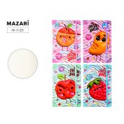 Блокнот ФРУКТЫ ОБЪЕМНЫЕ 14х21 см, 80 листов, внутренний блок в клетку, плотность бумаги 70 г/м2, обложка 7БЦ с эффектом 3D, 4 дизайна в ассортименте, ОПП-упаковка