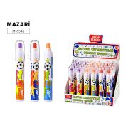 Ластик SPORT, сегментный, термопластичная резина, пластиковый корпус, ассорти 3 цвета, картонный дисплей