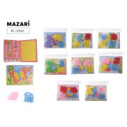 Набор для творчества «Аппликация из помпонов», в комплекте: 8 цветных картинок- основ (16*21см), набор помпончиков, ОПП-упаковка с подвесом