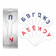 Набор веер-касс: согласные и гласные буквы ErichKrause (в пакете по 12 шт.)