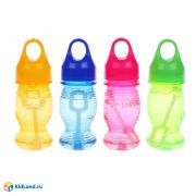 Мыльные пузыри Волшебная бутылочка 11 см, 60 мл, ассорт.