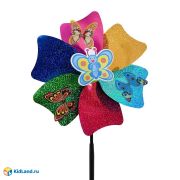 Вертушка Цветик 25 см. держатель 41 см., в ассорт.