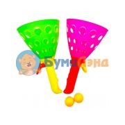 Набор для игры Поймай мяч с пусковым механизмом