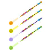 Карандаш сегментный Мульти-Пульти «Енот в городе», с ластиком, ассорти