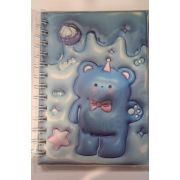 Блокнот МИШКИ 17.8 х 13 см, 80 л., линованный внутренний блок, мягкая объемная обложка, плотность бумаги 80г/м2, 4 дизайна в ассортименте, ОПП- упаковка