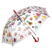 Зонт Совушким4 микс рисунков, д-50 см, длина 62 см, с-30184