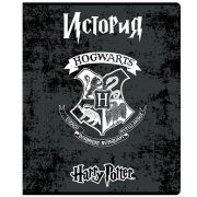 76430 Тетрадь предметная История Гарри Поттер, со справочным материалом, формат А5, клетка, 48 листов, на скрепке, внутренний блок офсет 60-65 г, 92% белизна, обложка твин + выборочный УФлак, скругленные углы, 1 дизайн, в спайке 10 шт