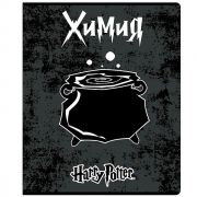 76445 Тетрадь предметная Химия Гарри Поттер, со справочным материалом, формат А5, клетка, 48 листов, на скрепке, внутренний блок офсет 60-65 г, 92% белизна, обложка твин + выборочный УФлак, скругленные углы, 1 дизайн, в спайке 10 шт