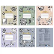 76564 Тетрадь Гарри Поттер, формат А5, на скрепке, 18 листов, клетка с полями, внутренний блок офсет 60-65 г, 92% белизна, обложка мелованный картон + ВД-лак, тиснение золотой фольгой, 5 дизайнов в спайке