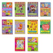 Блокнот развивающий с IQ задачами (активити блокнот), ассорти 10 видов, 80 стр., 145х105 мм, Айри