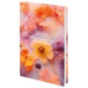 Ежедневник датированный 2026 145х215 мм, А5, STAFF, ламинированная обложка, «Ice flowers», 117319