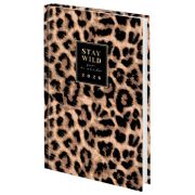 Ежедневник датированный 2026 145х215 мм, А5, STAFF, ламинированная обложка, «Leopard», 117328