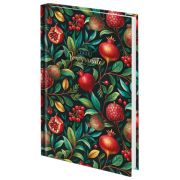 Ежедневник датированный 2026 145х215 мм, А5, STAFF, ламинированная обложка, «Гранаты», 117312