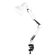 Настольная лампа-светильник SONNEN TL-006, струбцина, 40 Вт, Е27, белый, высота 50 см, 237649