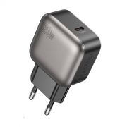 Блок питания сетевой 1 Type-C Borofone BAS53A пластик, PD20Вт, QC3.0, кабель Type-C - 8 pin