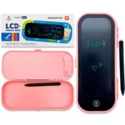 Доска-пенал для рисования DK-387 со стилусом, 22х9х2,5см, цветной LCD дисплей, пластик, на батарейке, цвета ассорти, в к/к (1/200)