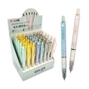 Карандаш механанический  DK-109 0,7мм, HB, круглый пластиковый корпус с клипом, с ластиком, ассорти, в к/к BK-2252 (48/1728)