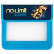 Папка для тетрадей ЮНЛАНДИЯ А5, пластик, 2 отделения, клапан на липучке, «No limit», 273334