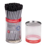 Карандаш чернографитный BRAUBERG «ULTRA», 1 шт., HB, с ластиком, пластиковый, 181711