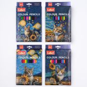 Карандаши 18цв КОТЫ ВАН ГОГА  карт. упаковка арт.ET7008-18 (1/8/160наб)