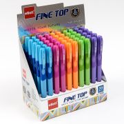 Ручка шар. СИНЯЯ 0,7мм ДЛЯ ПРАВШЕЙ  и ЛЕВШЕЙ трехгр.рез.грип арт.ET1361R (50/2400шт)