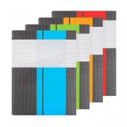 Тетрадь со см. блоком 100 л. А4 кл. на кольцах INFORMAT ЛИНЕР тв. обл., выб. УФ-лак