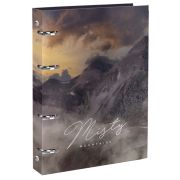 Тетрадь со см. блоком 120 л. А4 кл. на кольцах Schoolformat ЖИВОПИСНЫЕ ГОРЫ тв. обл., гл. лам.