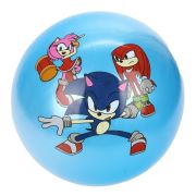 Мяч пвх 23 см соник с наклейкой, в сетке ИГРАЕМ ВМЕСТЕ в кор.144шт