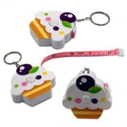 Брелок-рулетка «Пирожное», пластик 7214 /1/50 /1000 /0